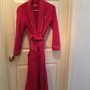 Victoria's Secret Fuchsia Plush Robe